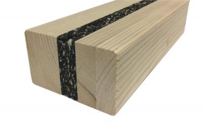 Ständerkantel schalldämm. nicht tragend 4-seitig gehobelt, Fichte/Tanne verleimt 6/10cm, Aufbau 4/2/4cm (150/Pal.)