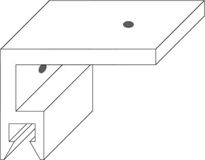 Krono Swissclic Panel Zubehör Base profile A (6/Pak)