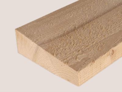 Traufbretter Fichte/Tanne konisch 30/50x120mm, Schrägseite gesägt roh unbehandelt