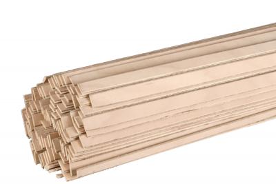 Sperrholz-Federn 4 x 19 mm Länge 2500 mm 116 Stk./Bd. Bund a 290,0 m1