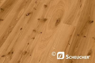 Scheucher Parkett Woodflor 222 Eiche country 3-Schicht 1-Stab gebürstet natur geölt Paket a 2,930 m2 (32/Pal.)