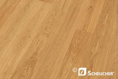 Scheucher Parkett Woodflor 182 Eiche natur 3-Schicht 1-Stab natur geölt F4 Paket a 2,402 m2 (40/Pal.)