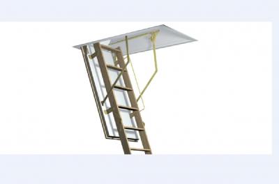 Aufzieh-/Estrichtreppen Holz, 3-teilig, 1200 x 600 mm