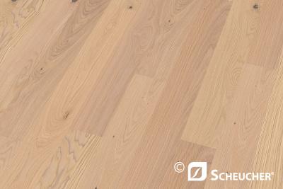 Scheucher Parkett Multiflor 2400.11 Eiche astig 2-Schicht 1-Stab gebürstet geölt Bianca Paket a 3,197 m2 (40/Pal.)