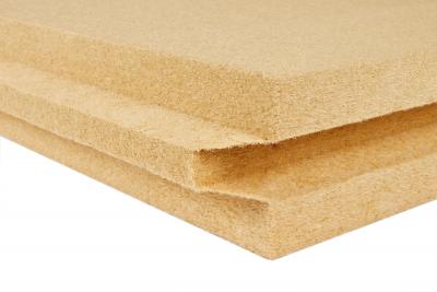 Gutex Thermowall Kante Nut/Kamm W/(mK) 0,40 Rohdichte 160kg/m3 Deckmass 1280x580mm (Pal.weise) (28/Pal.)