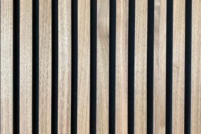 Furnier Express Akustik-Paneel US Nussbaum Rift / Schlicht geschliffen Paket a 2,880 m2 (2 Stk/Pak) (16/Pal.)