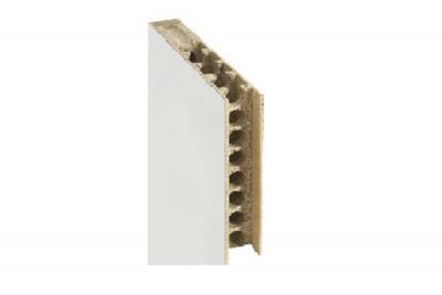 Hörmann Röhrenspantürblatt 40mm Duradecor Weisslack RAL 9016 Base Line, ohne Band