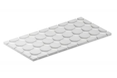 Fermacell Fussbodenheizelement Therm25-125 mit Rundnuten, Nutabstand 125mm (70/Pal.)