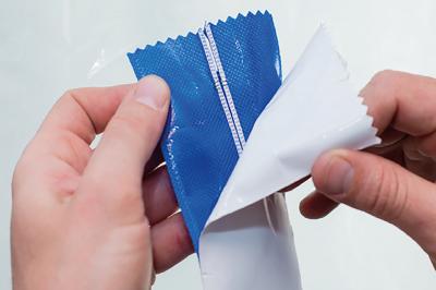 Selbstklebender Reissverschluss, Pack à 2 Stk.
