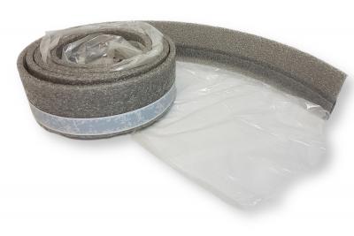 Norit Randdämmstreifen mit Schleppfolie/selbstklebend 80 x 10 mm, Rolle à 25 m1