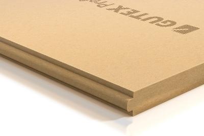 Gutex Prefatop längsseitig Nut/Kamm W/(mK) 0,042 Rohdichte 180kg/m3 Deckmass 2500x1180mm (Pal.weise) (27/Pal.)