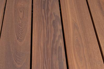 ThermoWood Terrassenh. Esche glatt 25mm 4-seitig gehobelt / Kantenradius 1,5mm