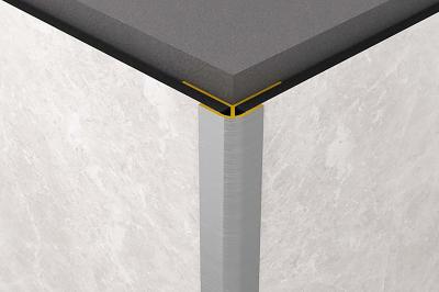 Kaindl Rocko Montage Profil Aussenecke Aluminium silber