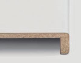 FunderMax Fensterbank 0085 FH Weiss einseitig Stirne 80mm (paarweise)