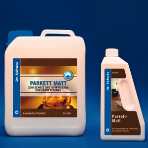 Dr. Schutz Parkett & Kork matt Schutz und Pflege, Gebinde à 0.75 Liter (6/Pal.)