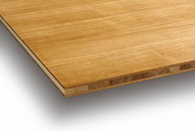 3S Laubholzplatten Eiche euro A/AB DS3.5 LB ca 103mm, formaldehydfrei D3 verleimt